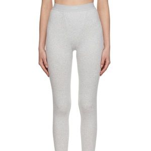 SKIMS Cotton Rib Legging | Light Heather Gray |